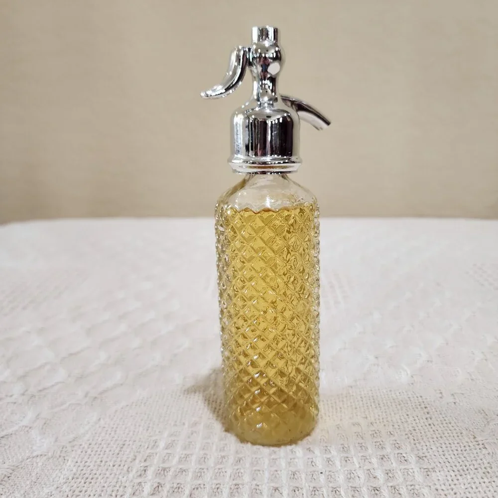 Vintage Avon Bar SELTZER Dispenser Windjammer Scent Full Glass Bottle No Box